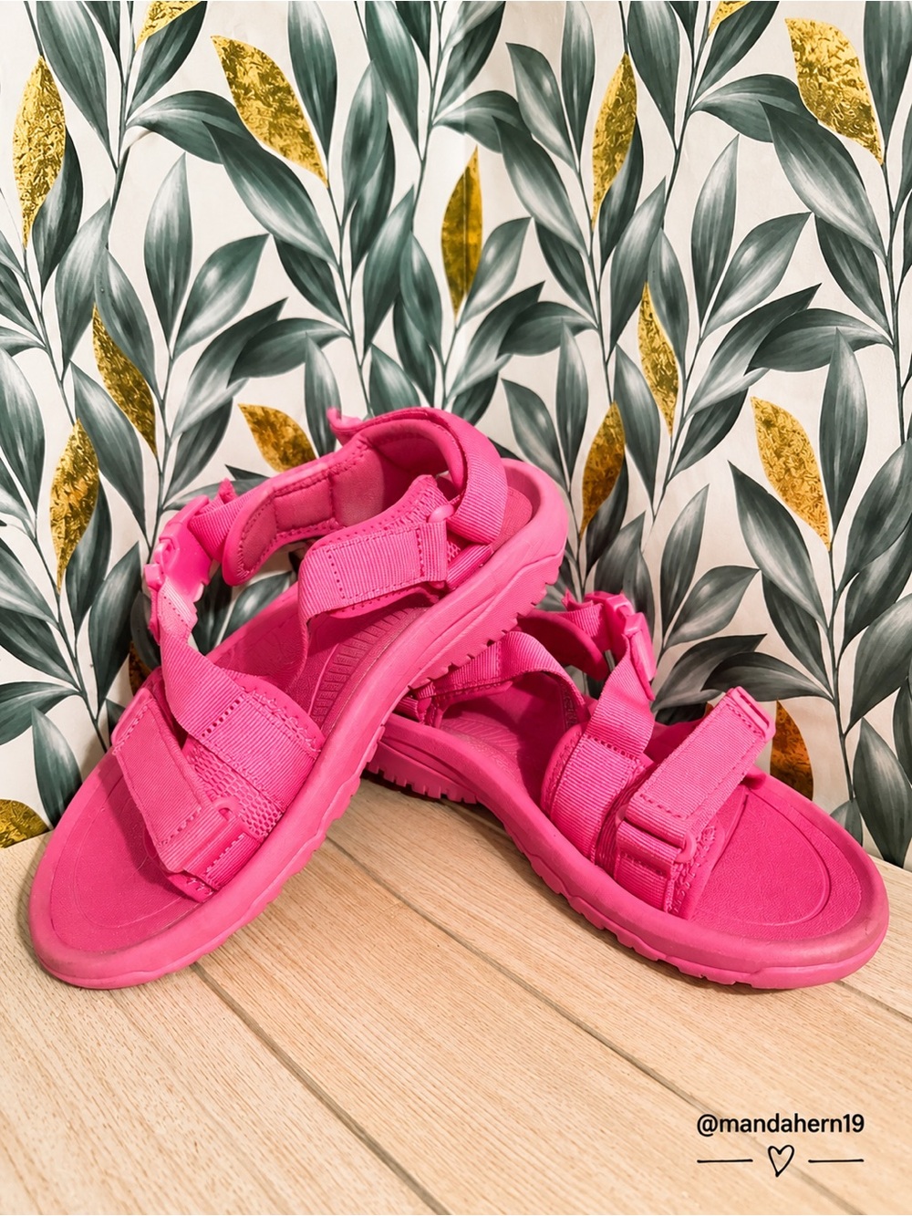 Teva Pink Sport Sandals - Adjustable Straps